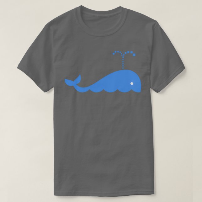 T-shirt Ma baleine bleue (Design devant)