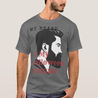 T-shirt Ma Barbe Est Mon Costume D'Halloween 9