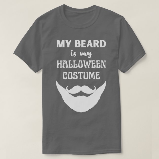 T-shirt Ma Barbe Est Mon Costume Halloween 4 1 (Design devant)