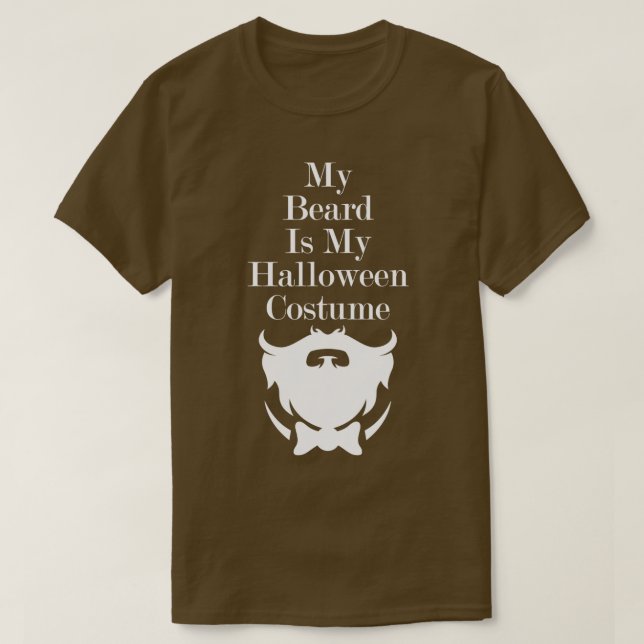 T-shirt Ma Barbe Est Mon Costume Halloween Essentiel TShir (Design devant)