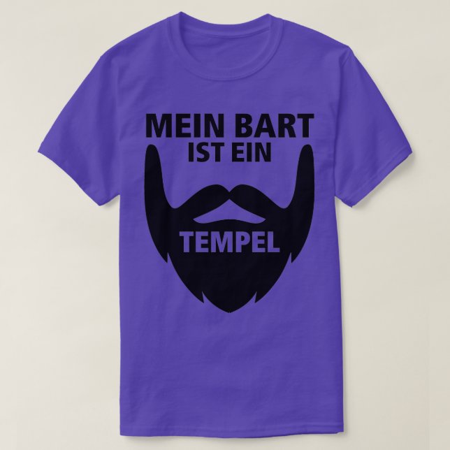T-shirt Ma barbe est un homme de barbe de temple (Design devant)