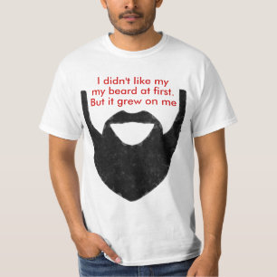 T-shirt Ma barbe s'est développée sur moi