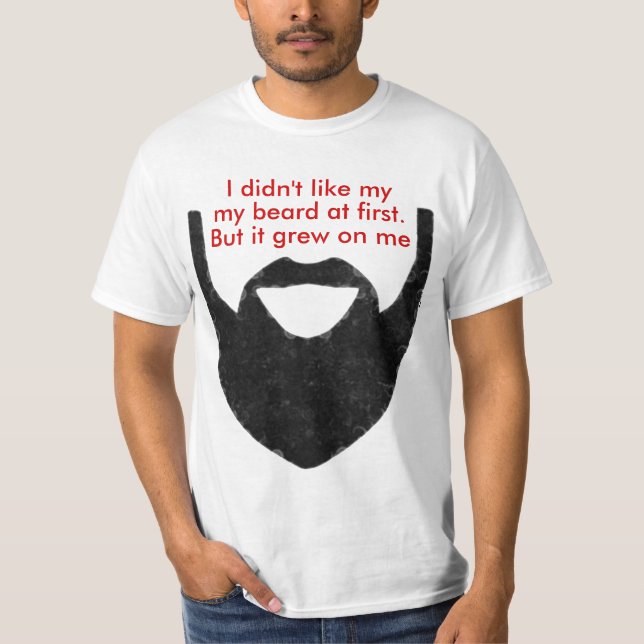 T-shirt Ma barbe s'est développée sur moi (Devant)