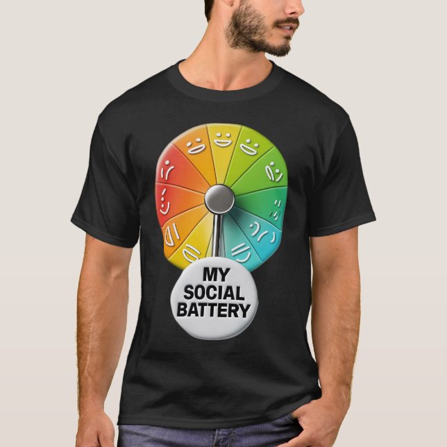 T-shirt Ma Batterie Sociale (Devant)