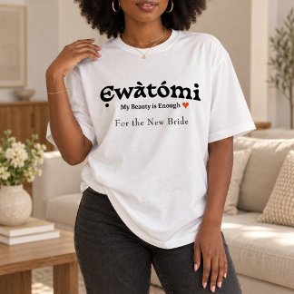 T-Shirt « Ma Beauté Est Suffisante » — Cadeau Pour