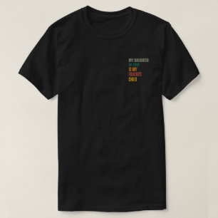 T-shirt Ma belle-fille est mon enfant préféré