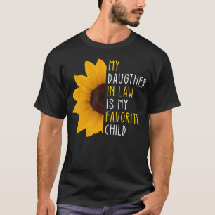 T-shirt Ma belle-fille est mon enfant préféré Belle-mère