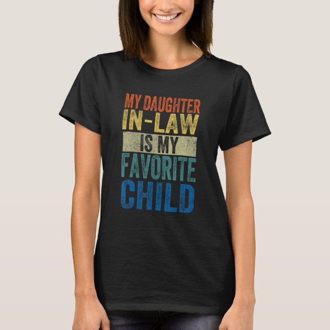 T-shirt Ma Belle-Fille Est Mon Favori Enfant Favorite Fant (Devant)