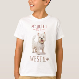 T-SHIRT MA BESTIE EST UNE WESTIE