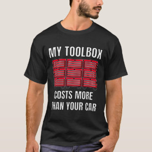 T-shirt Ma Boîte À Outils Coûte Plus Que La Mécanique De V