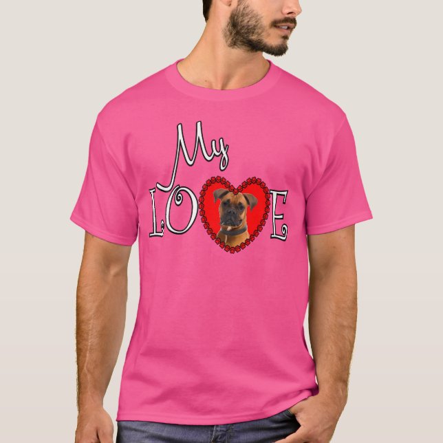 T-shirt Ma boîte d'amour (Devant)