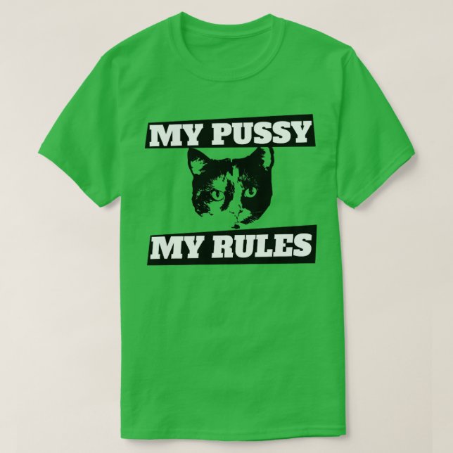T-shirt Ma chatte mes règles (Design devant)