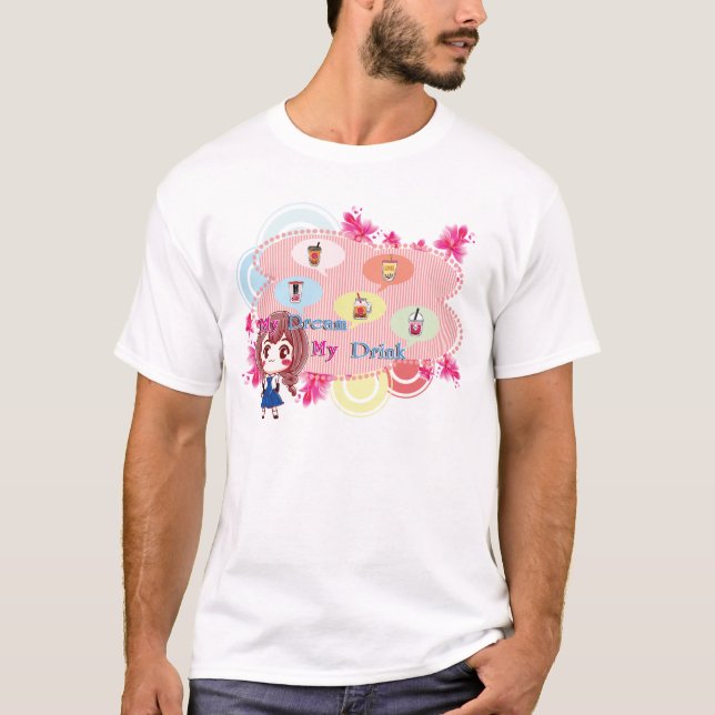 T-shirt Ma Chemise de Boisson (Devant)