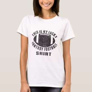 T-shirt Ma chemise de fantasy footll chanceuse vintage sai