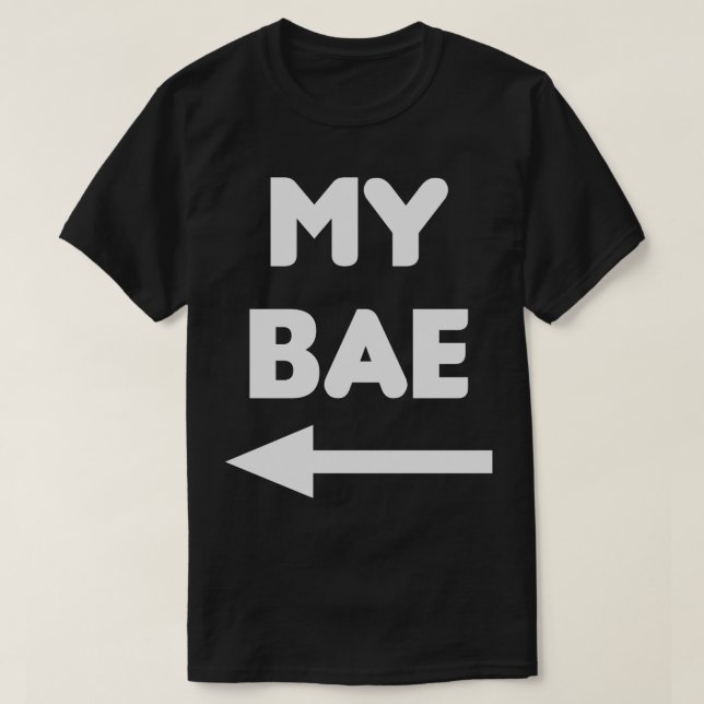 T-shirt Ma chemise de jumelage de couple de base (Design devant)