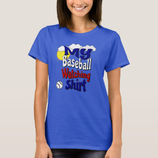 T-shirt Ma Chemise de Regard de Baseball
