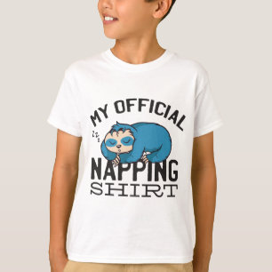 T-shirt Ma chemise de sieste officielle - Lazy sombrer Slo
