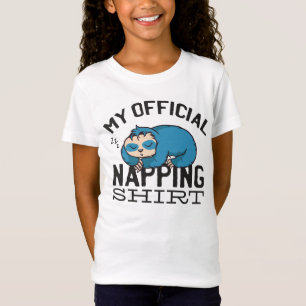 T-Shirt Ma chemise de sieste officielle - Lazy sombrer Slo