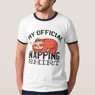 T-shirt Ma chemise de sieste officielle - Lazy sombrer Slo