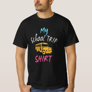 T-shirt Ma chemise de voyage à l'école