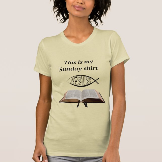 T-shirt Ma Chemise du dimanche (Devant)