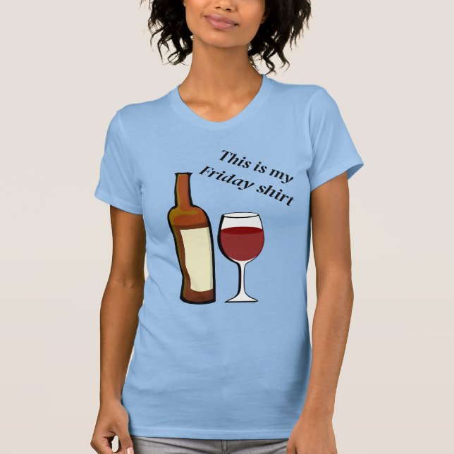 T-shirt Ma chemise du vendredi (Devant)
