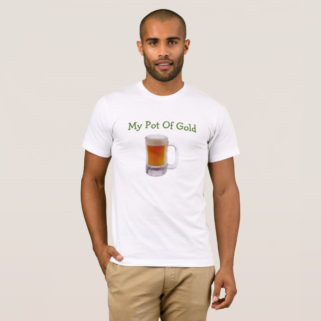 T-shirt Ma Chemise En Or (Devant entier)