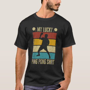 T-shirt Ma Chérie De Ping Pong. Funny Table Tennis Playe