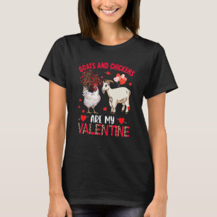 T-shirt Ma chèvre et mes poules sont mon agriculteur de la