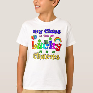 T-shirt Ma Classe Est Pleine De Charmes Chanceux
