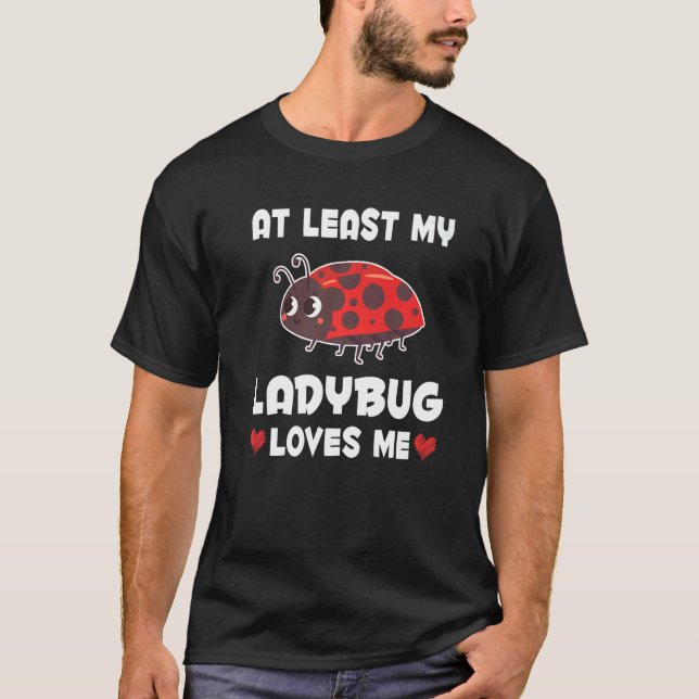 T-shirt Ma coccinelle m'aime Femmes Ladybug (Devant)