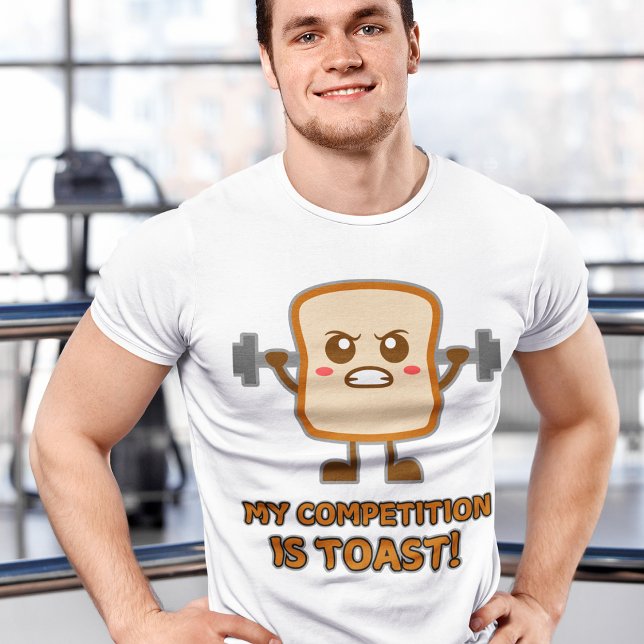 T-shirt "Ma Compétition Est Grillée !" Drôle Humour toast  (Créateur téléchargé)
