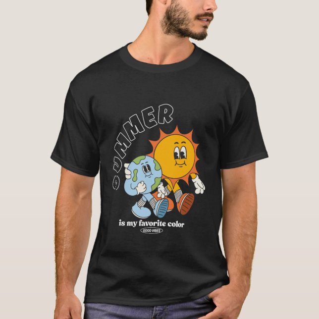 T-shirt Ma couleur préférée (Devant)