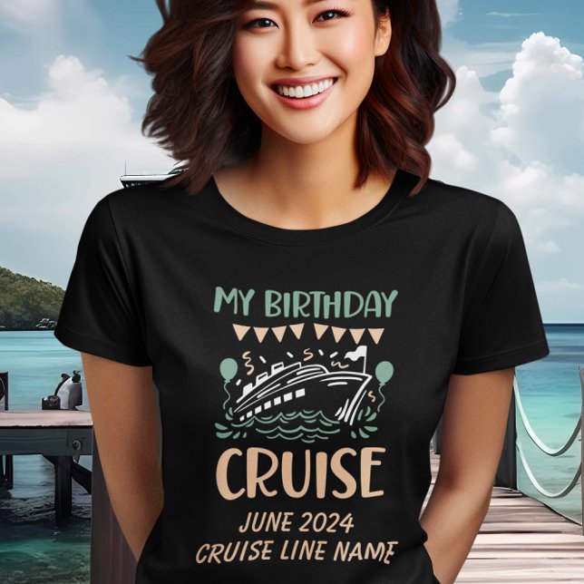 T-shirt Ma croisière d'anniversaire (Créateur téléchargé)