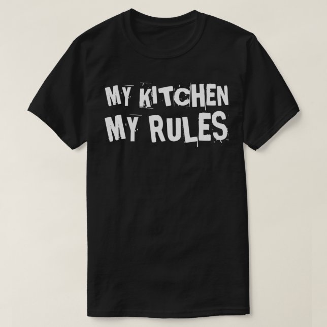 T-shirt Ma cuisine Mes règles 4 (Design devant)