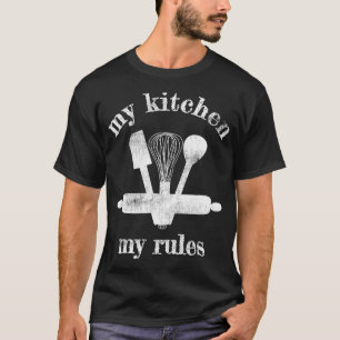 T-SHIRT MA CUISINE MES RÈGLES ACCUEIL CUISINE CUISINE OUTI