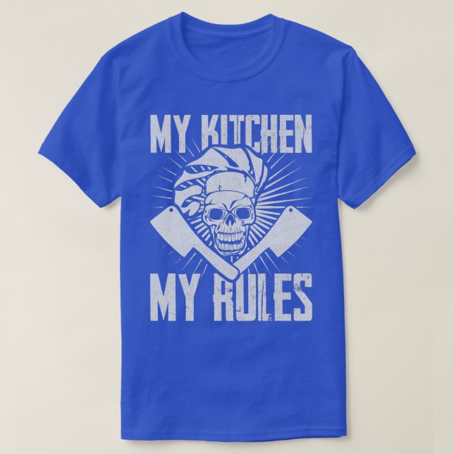T-shirt Ma cuisine Mes règles Chef 1 (Design devant)