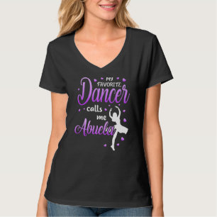 T-shirt Ma danseuse préférée M'Appelle Abuela Dance Grand-