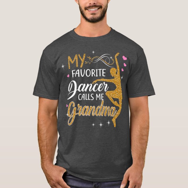 T-shirt Ma danseuse préférée m'appelle Grandma Dance Cadea (Devant)