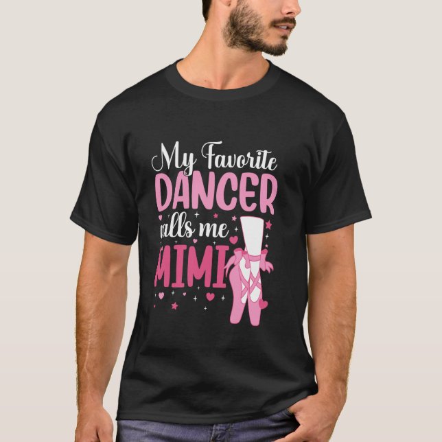 T-shirt Ma danseuse préférée m'appelle Mimi Danse Mimi Dan (Devant)