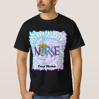 T-shirt Ma devise d'infirmière