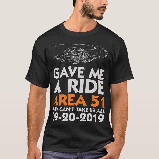 T-shirt M'A Donné Une Zone De Ride 51 (Devant)