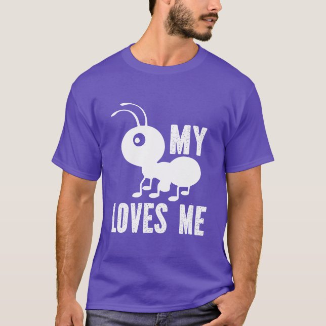 T-shirt ma famille m'aime (Devant)
