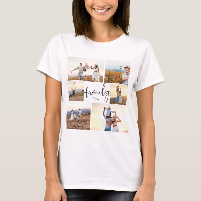 T-shirt Ma Famille Moderne (Devant)