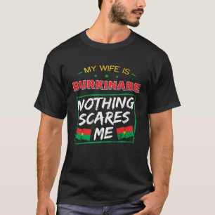 T-shirt Ma Femme Est Burkinabé Burkina Faso Racines Du Pat