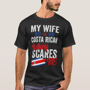 T-shirt Ma Femme Est Costa Rica Patrimoine Du Costa Rica