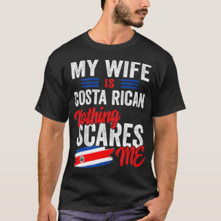 T-shirt Ma Femme Est Costa Rica Patrimoine Du Costa Rica