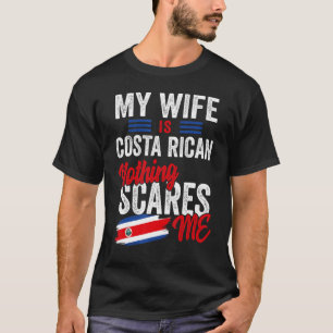 T-shirt Ma Femme Est Costa Rica Patrimoine Du Costa Rica