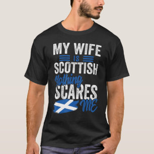 T-shirt Ma Femme Est Écossaise Ecosse Patrimoine Racines D
