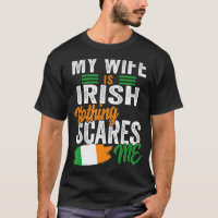 Ma femme est irlandaise Irlande Heritage Roots Fla